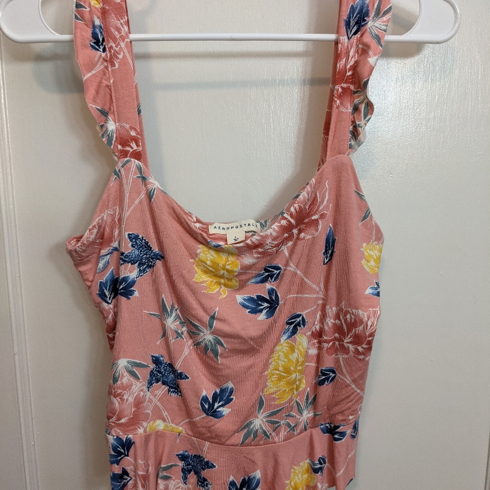 Aeropostale Floral Crop Top